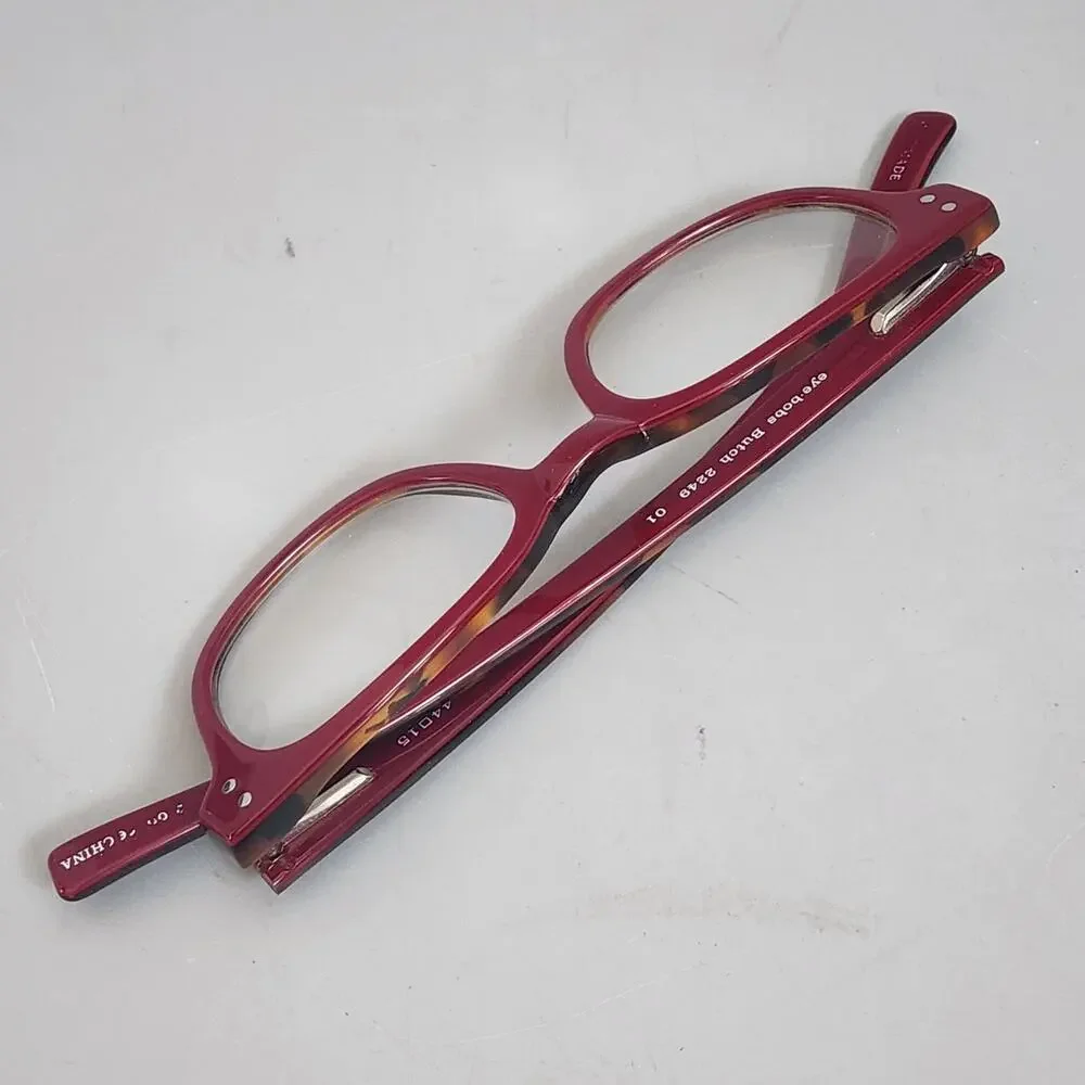 Eyebobs Butch 2249 Reading Glasses +2.00 Burgundy Tortoise Shell 44-15